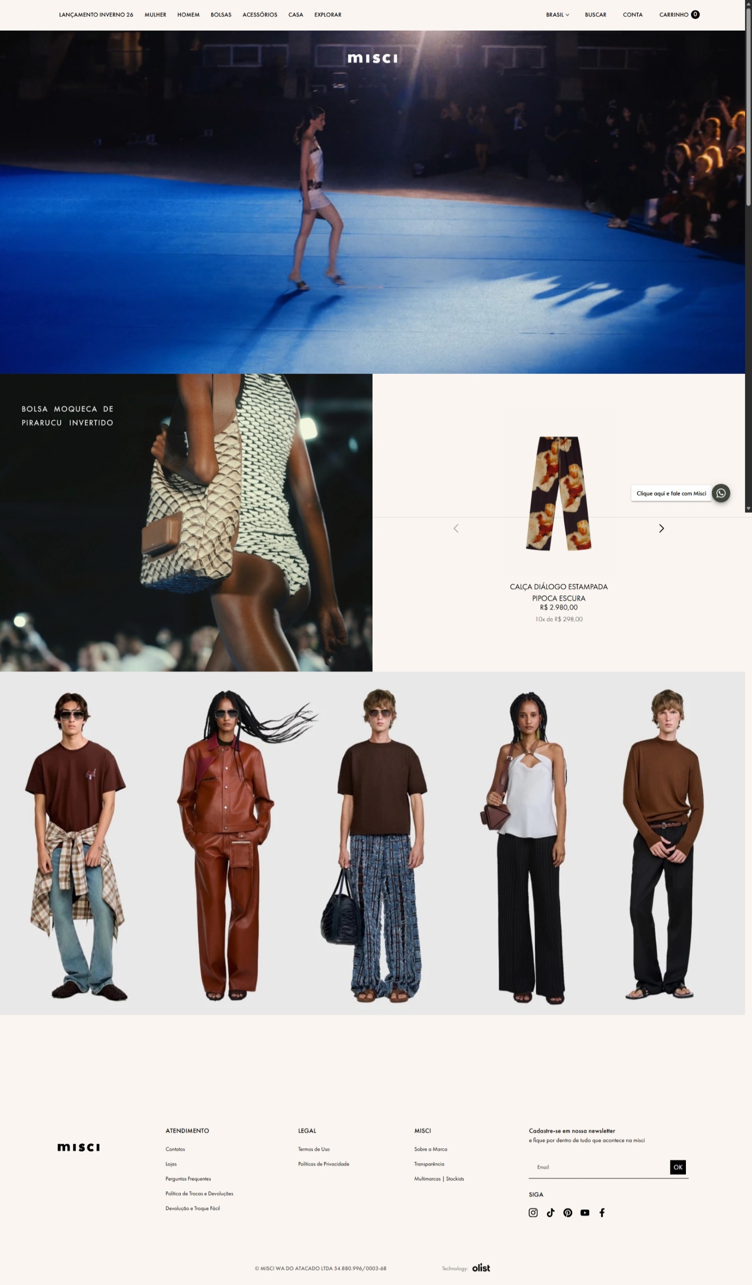 Misci website preview image